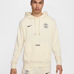 Nike Paris Saint-Germain Club Men's French Terry Hoodie FZ8547-113 Size XL NWT